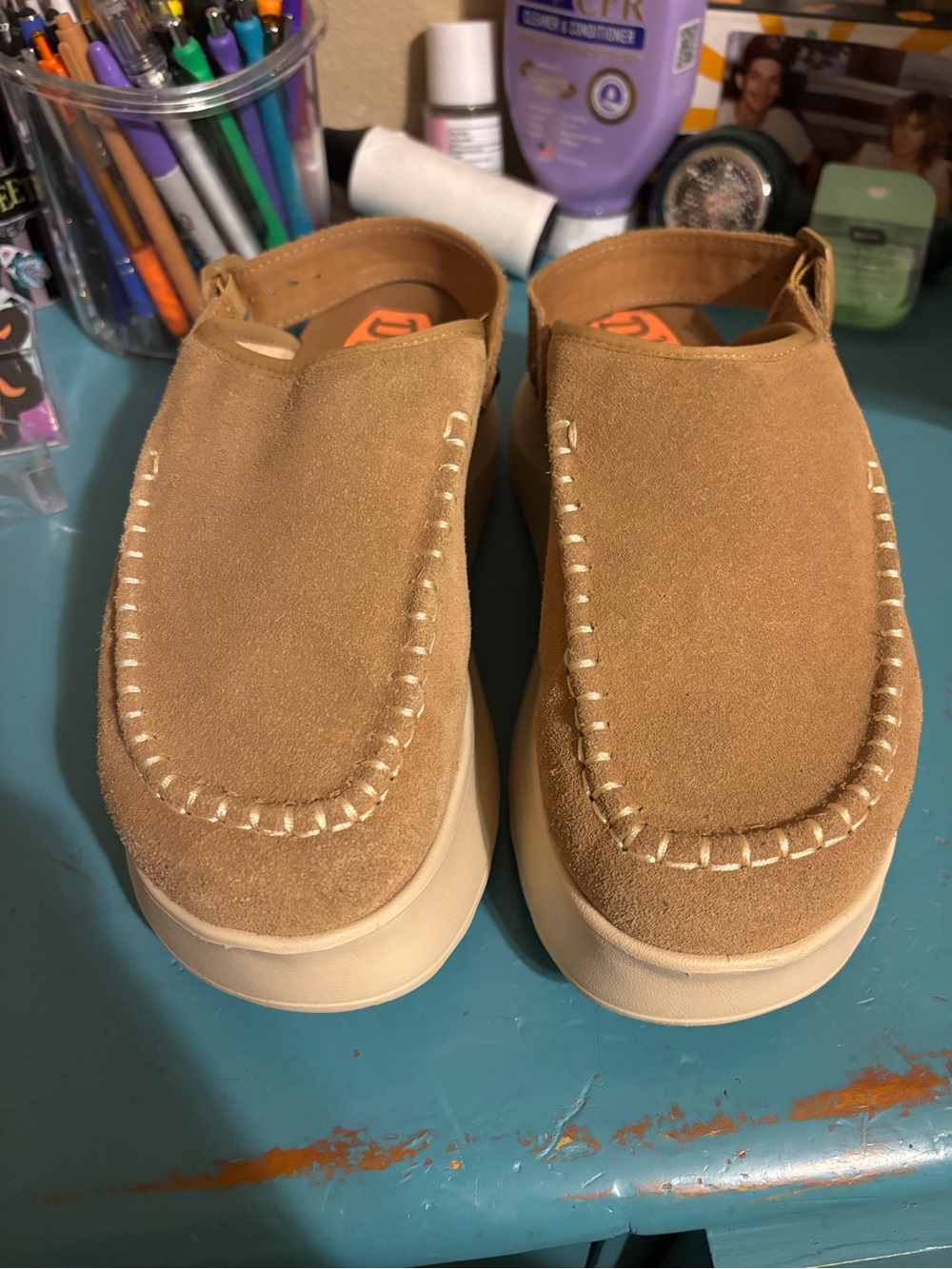 Hey Dude Delray Clog Suede - Picture 2 of 8